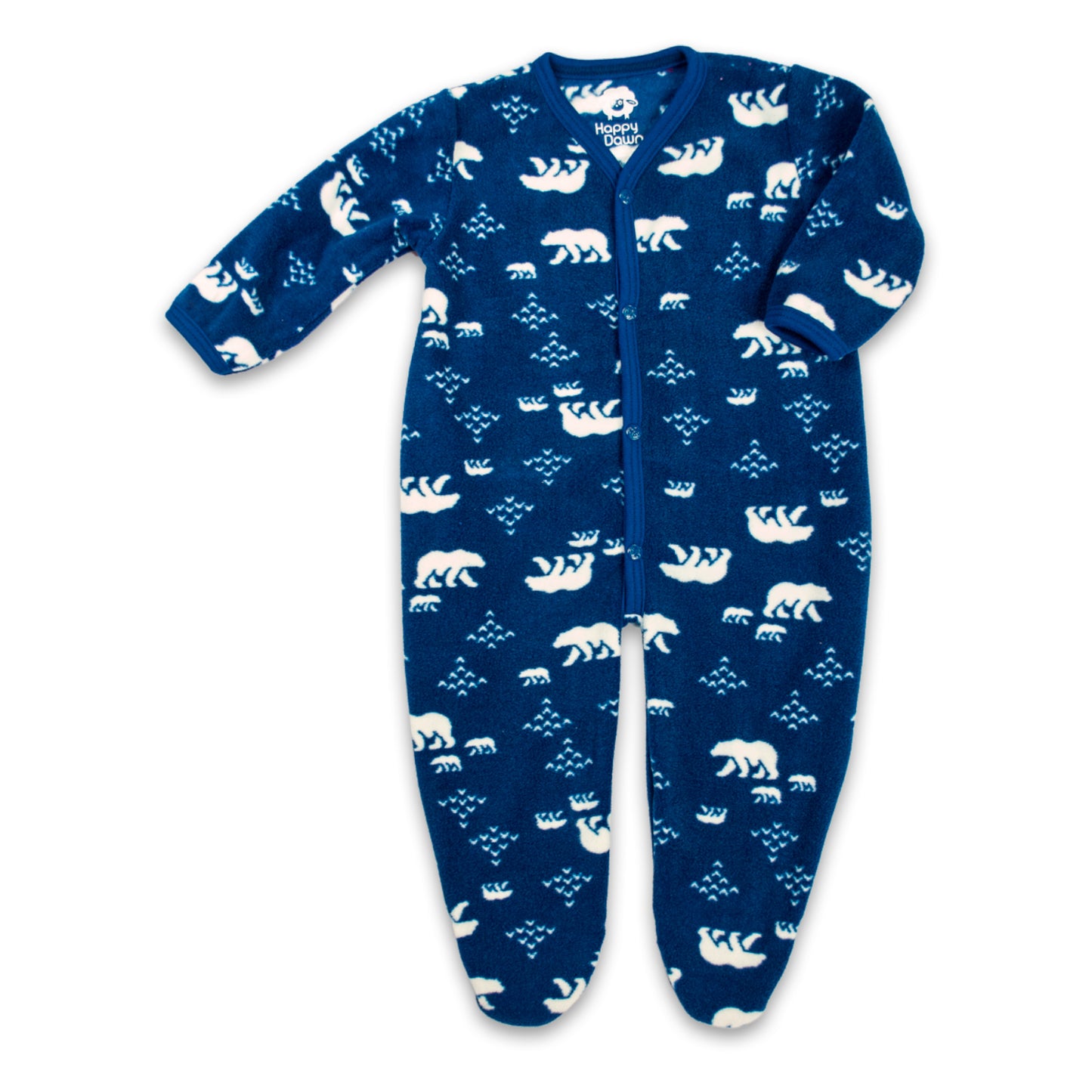 MAMELUCO MANGA LARGA (PIJAMA PARA TODA LA FAMILIA) E-216502-1 T-3-6-12M