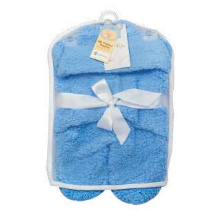 COSTALITO ENVOLVENTE C/CAPUCHA, OREJAS Y COLITA. BEBO E-221609 T-UNICA 0/3M