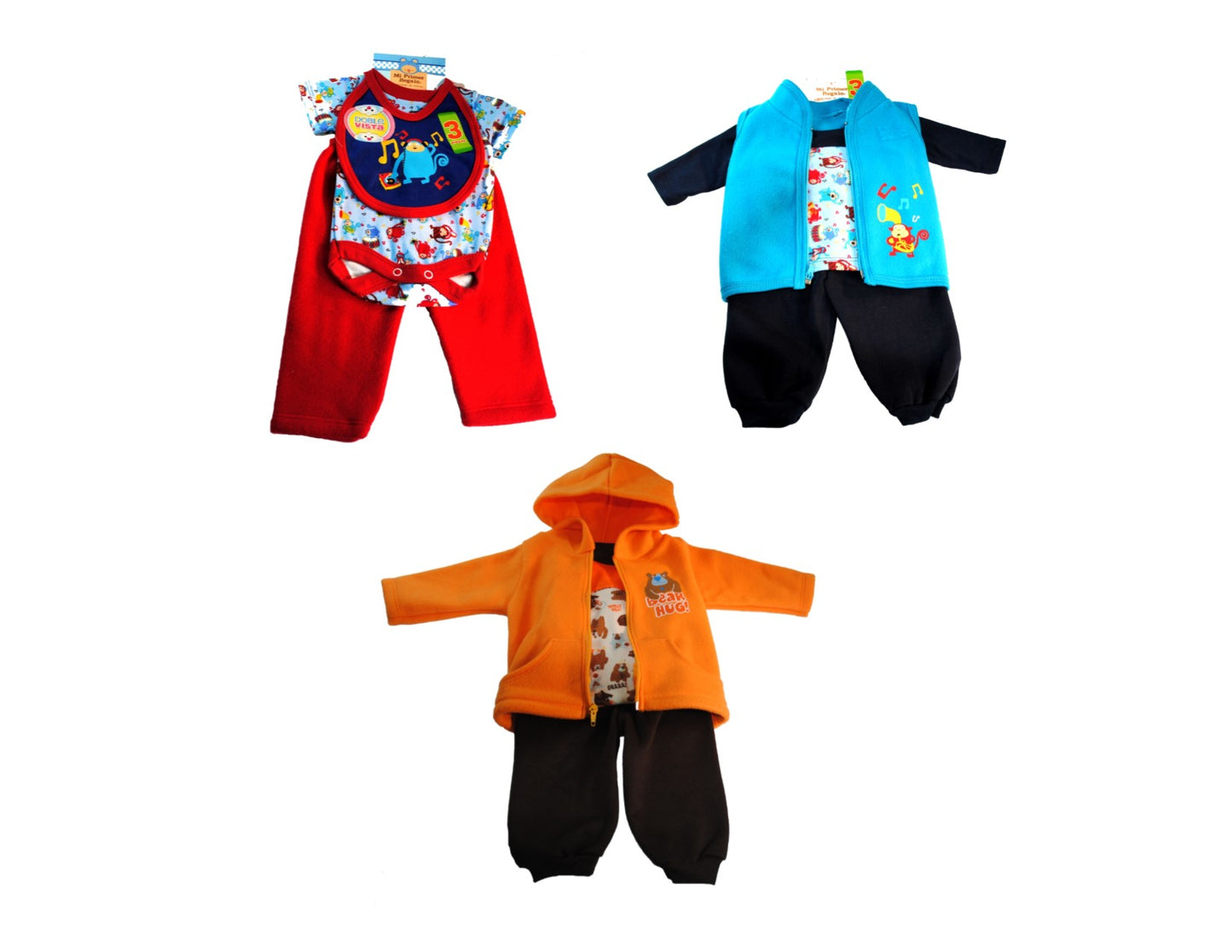 CONJ. BEBO 2 Y 3 PIEZAS PROMOCION INVIERNO E-SURT. T-0-18 MESES DESC. NO APLICA DESC