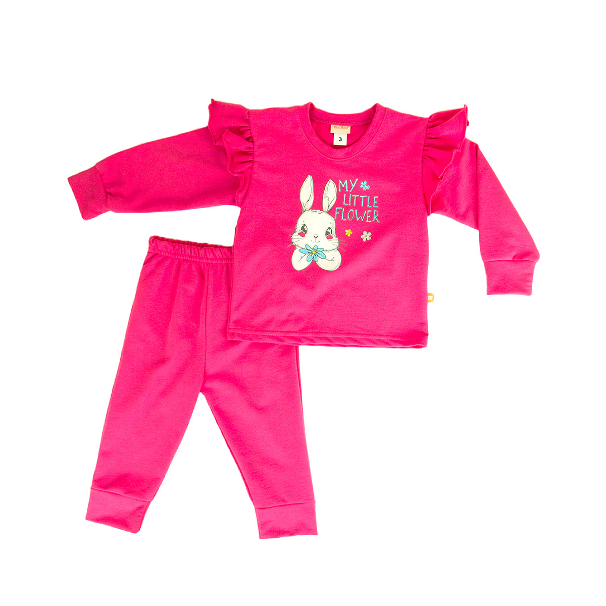 CONJUNTO BEBA SUDADERA Y PANTALON BINI BEAR E-241561 T-2-3-3X