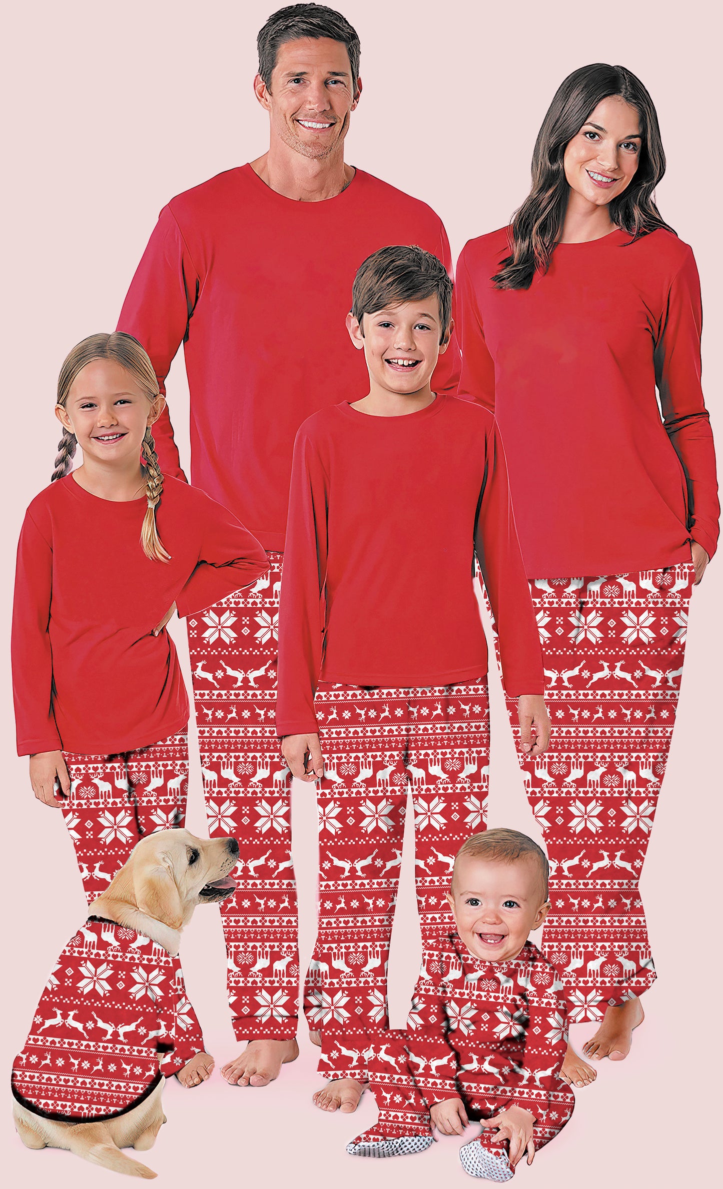 SET DE PIJAMA DAMAS (PIJAMA PARA TODA LA FAMILIA) E-226503-4 T-CH-MED-GDE-EX