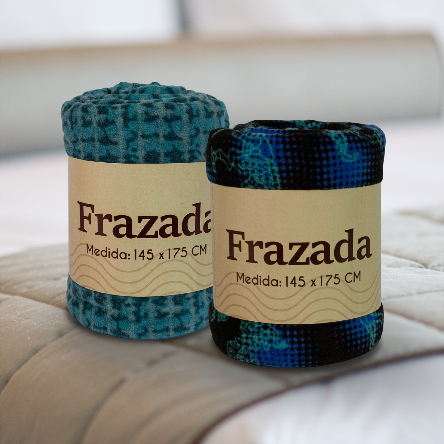 FRAZADA POLAR - CORAL SUPER SUAVE 2 PIEZAS