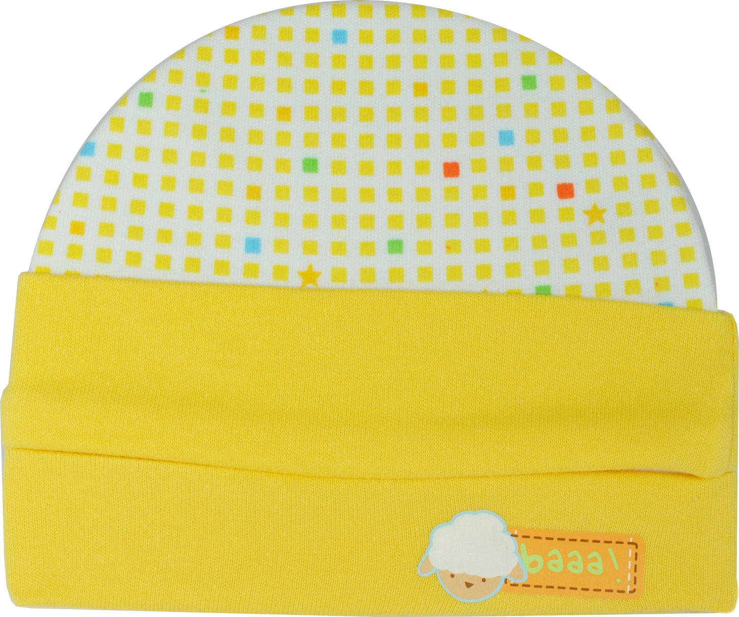 JUEGO DE 2 GORRITOS, 1 COMBINADO Y 1 LISO.