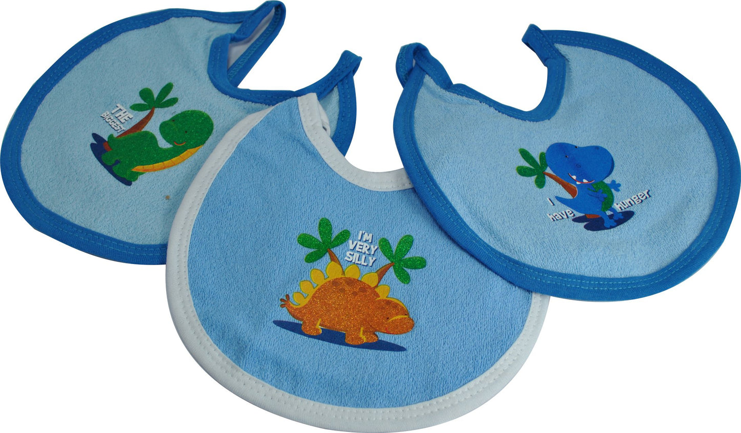 Juego de 3 Beberos Chicos de Toalla con Hule