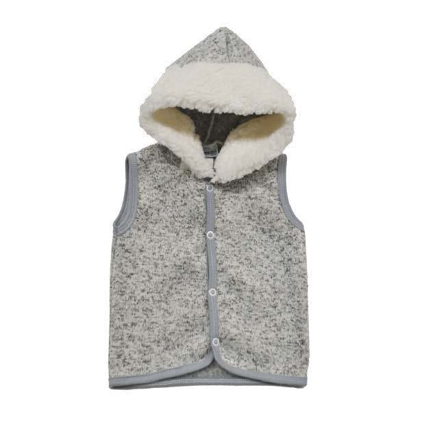 CHALECO CPCAPUCHA Y BROCHES  E-201781 T-0/12MESES